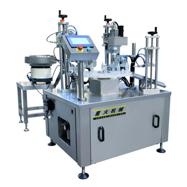 番茄醬灌裝旋蓋一體機-廚房調(diào)味醬灌裝設(shè)備